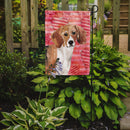 Beagle Love Garden Flag - Outdoor Decorative Yard Flag BB9474GF Beagle Love Garden Flag - Outdoor Decorative Yard Flag BB9474GF