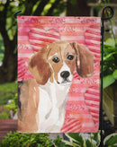 Beagle Love Garden Flag - Outdoor Decorative Yard Flag BB9474GF Beagle Love Garden Flag - Outdoor Decorative Yard Flag BB9474GF