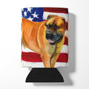 Boerboel Mastiff Patriotic Can or Bottle Hugger BB9646CC Boerboel Mastiff Patriotic Can or Bottle Hugger BB9646CC
