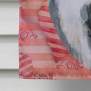 Bernese Mountain Dog Love Flag Canvas House Size BB9732CHF Bernese Mountain Dog Love Flag Canvas House Size BB9732CHF