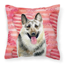 East-European Shepherd Love Fabric Decorative Pillow BB9736PW1818 East-European Shepherd Love Fabric Decorative Pillow BB9736PW1818