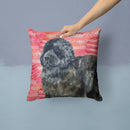 Newfoundland Love Throw Pillow - 14x14 Decorative Pillow β Art for Your Home & Patio BB9758PW1414 Newfoundland Love Throw Pillow - 14x14 Decorative Pillow β Art for Your Home & Patio BB9758PW1414