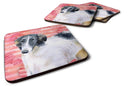 Borzoi Love Foam Coaster  BB9759FC Borzoi Love Foam Coaster  BB9759FC