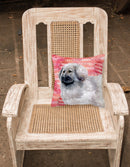 Moscow Watchdog Love Fabric Decorative Pillow BB9760PW1818 Moscow Watchdog Love Fabric Decorative Pillow BB9760PW1818