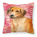 Rhodesian Ridgeback Love Fabric Decorative Pillow BB9763PW1818 Rhodesian Ridgeback Love Fabric Decorative Pillow BB9763PW1818