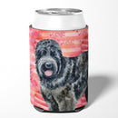Black Russian Terrier Love Can or Bottle Hugger BB9764CC Black Russian Terrier Love Can or Bottle Hugger BB9764CC