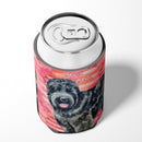 Black Russian Terrier Love Can or Bottle Hugger BB9764CC Black Russian Terrier Love Can or Bottle Hugger BB9764CC