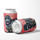 Black Russian Terrier Love Can or Bottle Hugger BB9764CC Black Russian Terrier Love Can or Bottle Hugger BB9764CC
