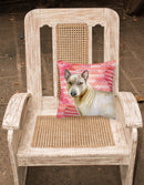 Thai Ridgeback Love Fabric Decorative Pillow BB9767PW1818 Thai Ridgeback Love Fabric Decorative Pillow BB9767PW1818