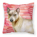 Thai Ridgeback Love Fabric Decorative Pillow BB9767PW1818 Thai Ridgeback Love Fabric Decorative Pillow BB9767PW1818