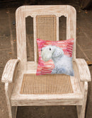 Sealyham Terrier Love Fabric Decorative Pillow BB9771PW1818 Sealyham Terrier Love Fabric Decorative Pillow BB9771PW1818