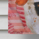 Basset Hound Love Flag Canvas House Size BB9791CHF Basset Hound Love Flag Canvas House Size BB9791CHF