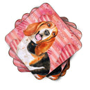 Basset Hound Love Foam Coaster  BB9791FC Basset Hound Love Foam Coaster  BB9791FC