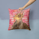 Doberman Pinscher Love Throw Pillow - 14x14 Decorative Pillow β Art for Your Home & Patio BB9796PW1414 Doberman Pinscher Love Throw Pillow - 14x14 Decorative Pillow β Art for Your Home & Patio BB9796PW1414