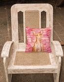 Pharaoh Hound Love Fabric Decorative Pillow BB9802PW1818 Pharaoh Hound Love Fabric Decorative Pillow BB9802PW1818