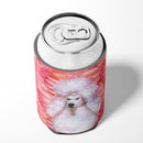 White Standard Poodle Love Can or Bottle Hugger BB9804CC White Standard Poodle Love Can or Bottle Hugger BB9804CC