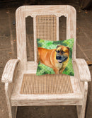 Boerboel Mastiff St Patrick's Fabric Decorative Pillow BB9820PW1818 Boerboel Mastiff St Patrick's Fabric Decorative Pillow BB9820PW1818