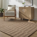 Idaho Broken-Striped Brown Area Rug | Our PNW Home X Livabliss Idaho Broken-Striped Brown Area Rug | Our PNW Home X Livabliss
