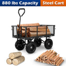 BILT HARD 880 lbs 10" Flat Free Tires Steel Garden Cart with 180° Rotating Handle and Removable Sides, Heavy Duty 4 Cu.Ft Capacity Utility Garden Carts and Wagons BILT HARD 880 lbs 10" Flat Free Tires Steel Garden Cart with 180° Rotating Handle and Removable Sides, Heavy Duty 4 Cu.Ft Capacity Utility Garden Carts and Wagons