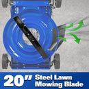 BILT HARD 20" Gas Push Lawn Mower – 144cc 4-Cycle Engine, 8 Cutting Heights, Perfect for Lawns, Yards & Gardens BILT HARD 20" Gas Push Lawn Mower – 144cc 4-Cycle Engine, 8 Cutting Heights, Perfect for Lawns, Yards & Gardens