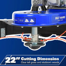 BILT HARD 22" Walk-Behind String Trimmer – 170cc 4-Cycle Gas Engine, Heavy-Duty Push Weed Eater & Brush Cutter with 14" Flat-Free Wheels BILT HARD 22" Walk-Behind String Trimmer – 170cc 4-Cycle Gas Engine, Heavy-Duty Push Weed Eater & Brush Cutter with 14" Flat-Free Wheels