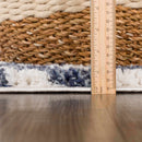 Kieu Blue & White Checkered Area Rug Kieu Blue & White Checkered Area Rug