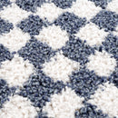 Kieu Blue & White Checkered Area Rug Kieu Blue & White Checkered Area Rug