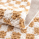 Kieu Mustard & Ivory Checkered Area Rug Kieu Mustard & Ivory Checkered Area Rug