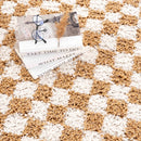 Kieu Mustard & Ivory Checkered Area Rug Kieu Mustard & Ivory Checkered Area Rug