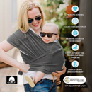 Baby K'tan Breeze Baby Carrier | Charcoal Baby K'tan Breeze Baby Carrier | Charcoal