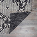 Brownhills Cream&Black Trellis Cotton Area Rug Brownhills Cream&Black Trellis Cotton Area Rug