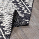 Brownhills Cream&Black Trellis Cotton Area Rug Brownhills Cream&Black Trellis Cotton Area Rug