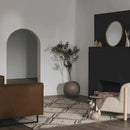 Brownhills Cream&Black Trellis Cotton Area Rug Brownhills Cream&Black Trellis Cotton Area Rug