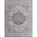 Hiti Cream&Blue Washable Rug - Clearance Hiti Cream&Blue Washable Rug - Clearance