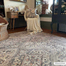 Barny Tan Flat Pile Washable Area Rug Barny Tan Flat Pile Washable Area Rug