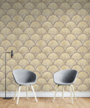 Beige Gold Effect Art Deco Style Luxury Wallpaper Beige Gold Effect Art Deco Style Luxury Wallpaper