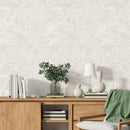 Beige Nautical Waves Wallpaper Beige Nautical Waves Wallpaper