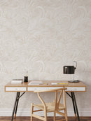 Beige Nautical Waves Wallpaper Beige Nautical Waves Wallpaper