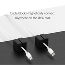 DESK MAT PRO + 2 MAGNETIC CABLE BLOCK MANAGERS DESK MAT PRO + 2 MAGNETIC CABLE BLOCK MANAGERS