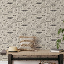 Pattern Mushroom Wallpaper - Black and White Wallpaper Pattern Mushroom Wallpaper - Black and White Wallpaper
