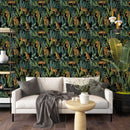 Leopard Print Peel and Stick Wallpaper - Exotic Tropical Wallpaper Leopard Print Peel and Stick Wallpaper - Exotic Tropical Wallpaper