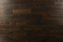 "Image of Oak Handscraped/Distressed Solid Hardwood Flooring in Blackmoon Oak. Each plank measures 3/4 x 4.75 inches. SKU: TRPSH-OBO." "Image of Oak Handscraped/Distressed Solid Hardwood Flooring in Blackmoon Oak. Each plank measures 3/4 x 4.75 inches. SKU: TRPSH-OBO."
