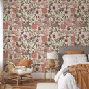 Vintage Flower Art Wallpaper Peel and Stick Vintage Flower Art Wallpaper Peel and Stick