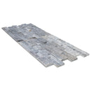 Ice Blue Ledger 3D Panel 6"x24" Split-face Natural Marble Wall Tile Ice Blue Ledger 3D Panel 6"x24" Split-face Natural Marble Wall Tile