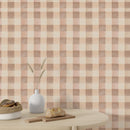 Boho Beige Checkered Wallpaper - Modern Farmhouse Decor Boho Beige Checkered Wallpaper - Modern Farmhouse Decor
