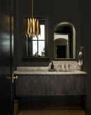 Arched Brass Mirror - Arch Unlacquered Brass Mirror Arched Brass Mirror - Arch Unlacquered Brass Mirror
