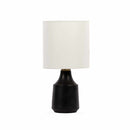 Canayan Black and Natural Resin Table Lamp Canayan Black and Natural Resin Table Lamp