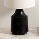 Canayan Black and Natural Resin Table Lamp Canayan Black and Natural Resin Table Lamp