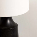 Canayan Black and Natural Resin Table Lamp Canayan Black and Natural Resin Table Lamp