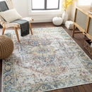 Blue Catigpian Distressed Washable Area Rug - Clearance Blue Catigpian Distressed Washable Area Rug - Clearance